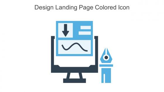 Design Landing Page Colored Icon In Powerpoint Pptx Png And Editable Eps Format