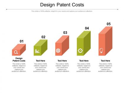 Design patent costs ppt powerpoint presentation infographic template display cpb