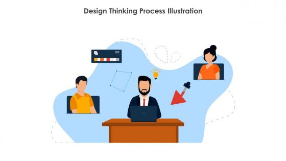 Design Thinking Process Illustration