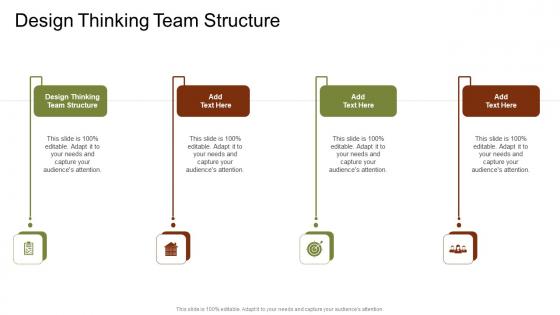 Design Thinking Team Structure In Powerpoint And Google Slides Cpb