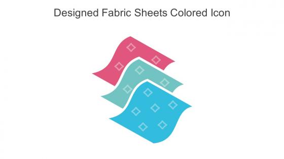 Designed Fabric Sheets Colored Icon In Powerpoint Pptx Png And Editable Eps Format