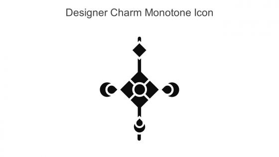 Designer Charm Monotone Icon In Powerpoint Pptx Png And Editable Eps Format