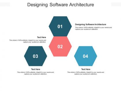 Designing software architecture ppt powerpoint presentation inspiration graphics example cpb