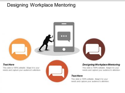 Designing workplace mentoring ppt powerpoint presentation gallery professional cpb