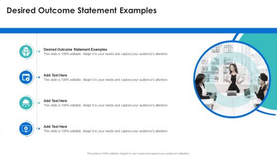 Desired Outcome Statement Examples In Powerpoint And Google Slides Cpb