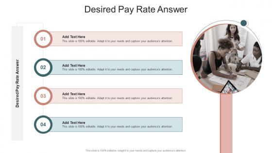 Desired Pay Rate Answer In Powerpoint And Google Slides Cpb