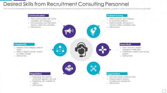 Desired Skills From Recruitment Consulting Personnel