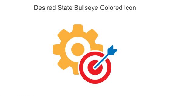 Desired State Bullseye Colored Icon In Powerpoint Pptx Png And Editable Eps Format