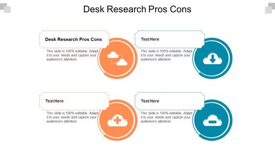 Desk research pros cons ppt powerpoint presentation summary inspiration cpb