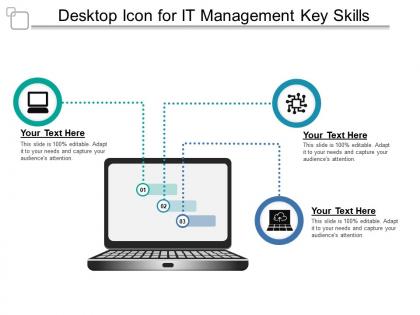 Desktop icon for it management key skills