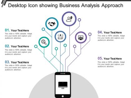 Desktop icon showing business analysis approach