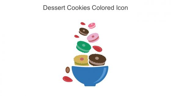 Dessert Cookies Colored Icon In Powerpoint Pptx Png And Editable Eps Format