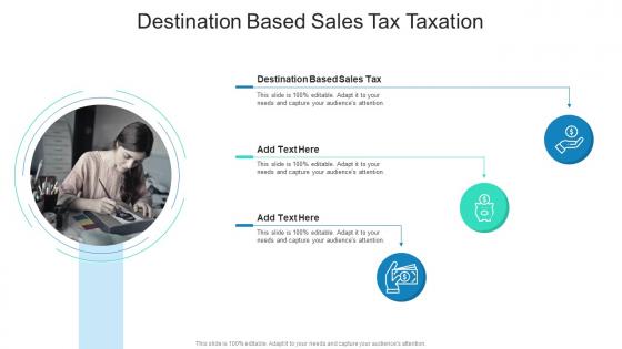 Destination Based Sales Tax Taxation In Powerpoint And Google Slides Cpb
