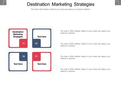 Destination marketing strategies ppt powerpoint presentation gallery information cpb