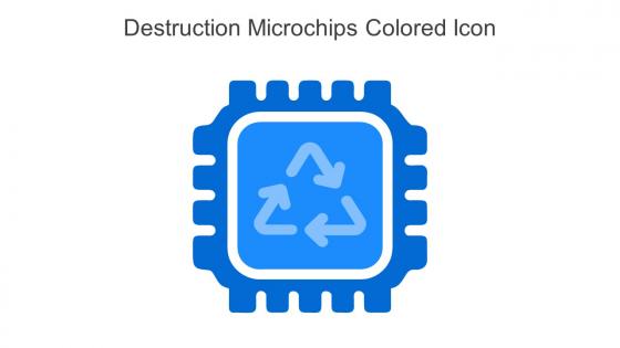 Destruction Microchips Colored Icon In Powerpoint Pptx Png And Editable Eps Format