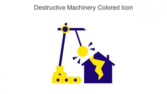 Destructive Machinery Colored Icon In Powerpoint Pptx Png And Editable Eps Format