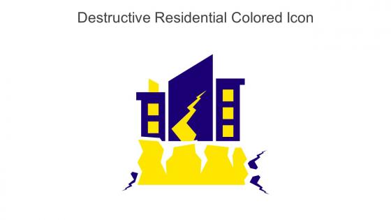 Destructive Residential Colored Icon In Powerpoint Pptx Png And Editable Eps Format