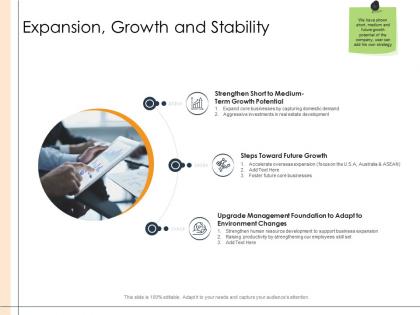 Detailed business analysis expansion growth and stability ppt powerpoint file