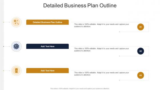 Detailed Business Plan Outline In Powerpoint And Google Slides Cpb