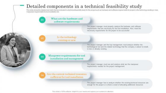 Detailed Components In A Technical Project Assessment Screening To Identify