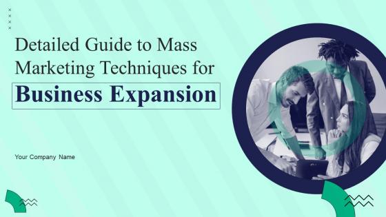 Detailed Guide To Mass Marketing Techniques For Business Expansion MKT CD V