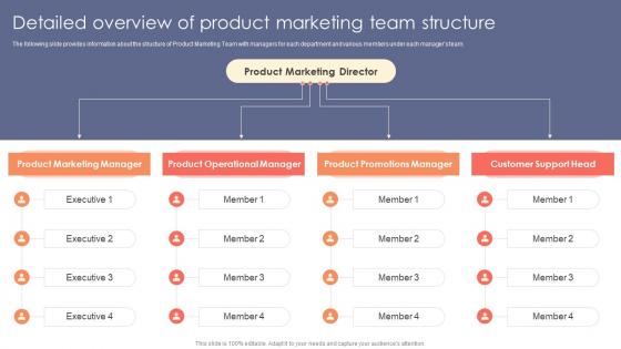 Detailed Overview Of Product Marketing Team Structure Strategic Product Marketing Elements