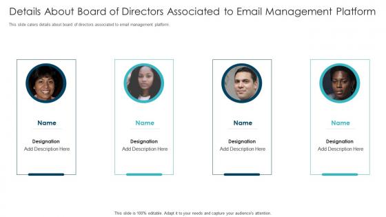 Details about board of directors associated to email management platform email management software