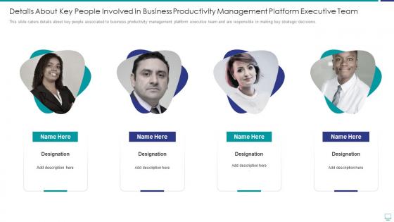 Details about key people involved in efficiency management tools investor funding elevator