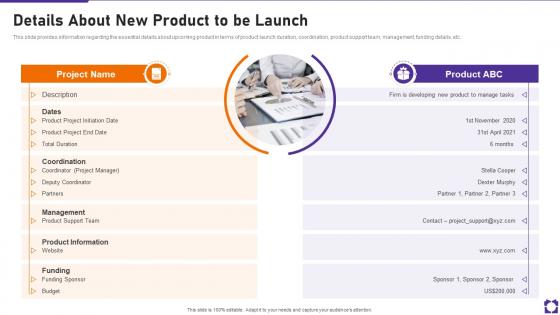 Details About New Product To Be Product Launch Playbook Ppt Icons Ideas