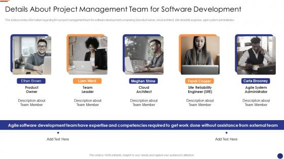 Details about project agile project management for software development it