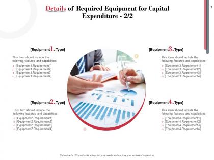 Details of required equipment for capital expenditure business ppt powerpoint presentation pictures