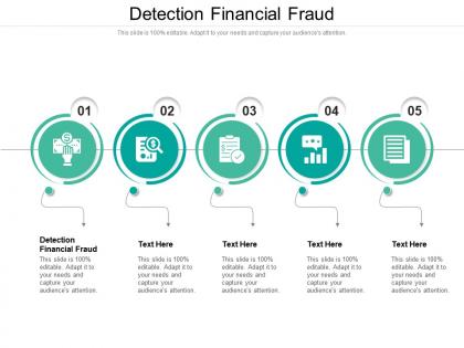 Detection financial fraud ppt powerpoint presentation model show cpb