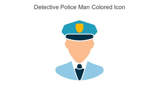 Detective Police Man Colored Icon In Powerpoint Pptx Png And Editable Eps Format