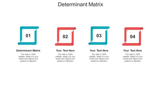 Determinant matrix ppt powerpoint presentation inspiration ideas cpb