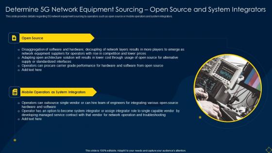 Determine 5g Network Equipment Sourcing Open Source And System Deployment Of 5g Wireless System