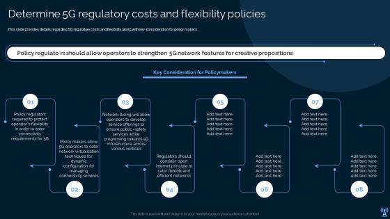 Determine 5g Regulatory Costs And Flexibility Policies Leading And Preparing For 5g World