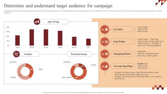 Determine And Understand Target Audience Paid Advertising Campaign Management