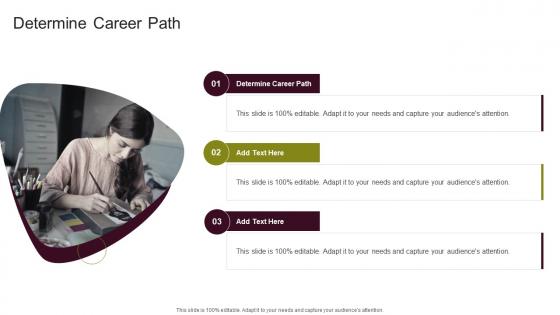 Determine Career Path In Powerpoint And Google Slides Cpb