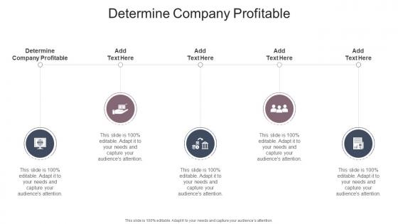 Determine Company Profitable In Powerpoint And Google Slides Cpb