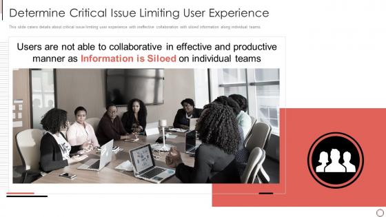 Determine critical issue limiting user experience notion investor funding elevator pitch deck