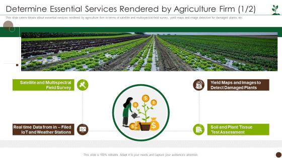 Determine Essential Services Rendered By Agriculture Firm Global Agribusiness Investor Funding Deck