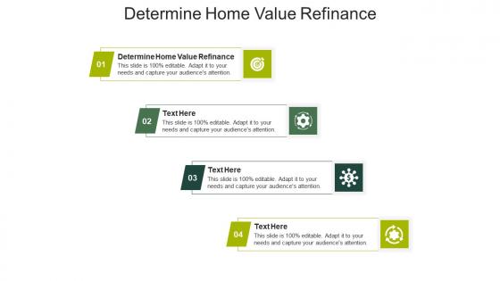 Determine home value refinance ppt powerpoint presentation professional cpb
