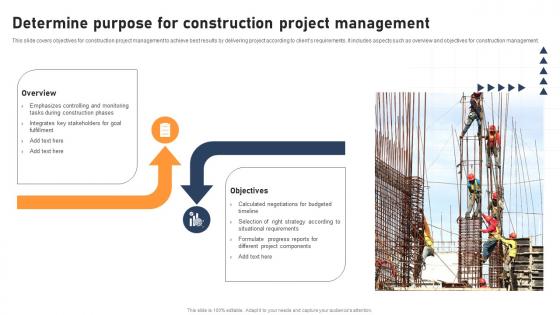 Determine Purpose For Construction Project Management