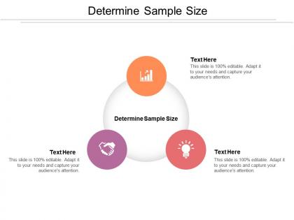 Determine sample size ppt powerpoint presentation show graphic images cpb