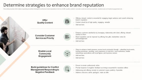Determine Strategies To Enhance Brand Reputation Effective Brand Management