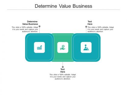 Determine value business ppt powerpoint presentation file gridlines cpb