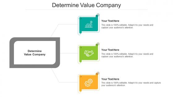 Determine Value Company Ppt Powerpoint Presentation Deck Cpb