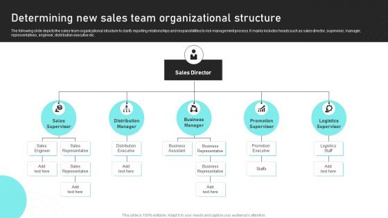 Determining New Sales Team Organizational Structure Sales Risk Analysis To Improve Revenues And Team Performance