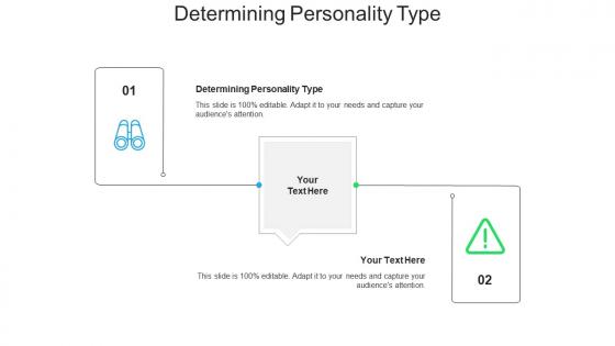 Determining personality type ppt powerpoint presentation model graphics tutorials cpb