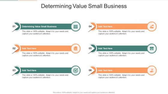 Determining Value Small Business In Powerpoint And Google Slides Cpb